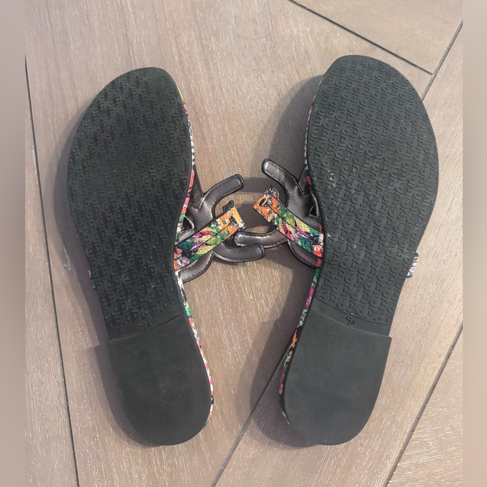 Sam Edelman Carter Sandals - Multicolor Floral Snake-Print - Picture 8 of 12